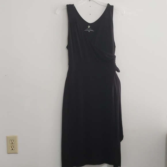 Dakini Dresses & Skirts - Dakini Black Faux Wrap *Super Soft* Dress Sz L